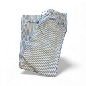 SHEIN Women's Blue Striped Pajama Pants